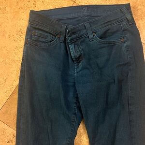 Low Rise Women's Blue/Teal Jeans